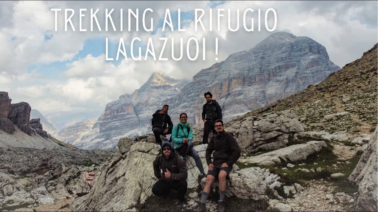 TREKKING AL RIFUGIO LAGAZUOI - mt 2752 slm - (BELLUNO) Cortina d' Ampezzo #lagazuoi #trekking #drone