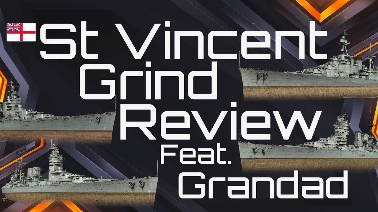Every Ship Reviewed In The St Vincent Line Feat Grandad - World of Warships Blitz