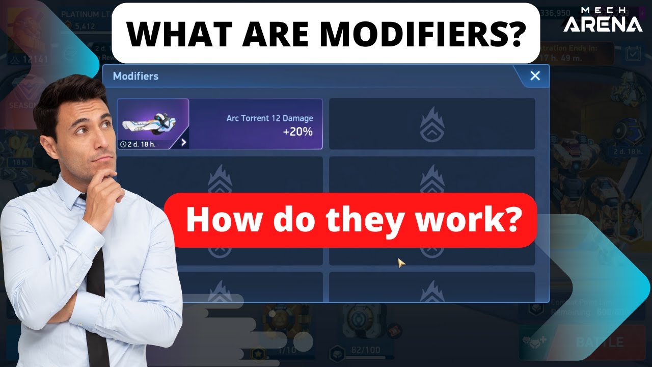 What Are MODIFIERS? How do they work? - Mech Arena - New Update