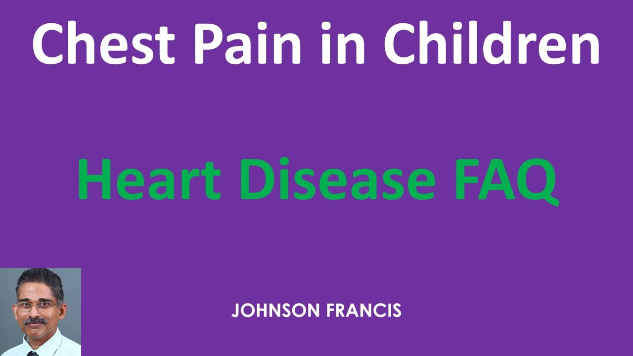 Chest Pain in Children