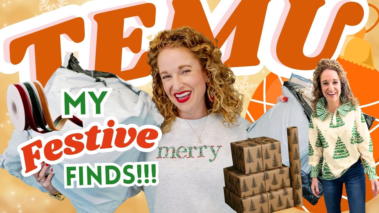 TEMU Haul 2025 🎄 My Festive Temu Finds
