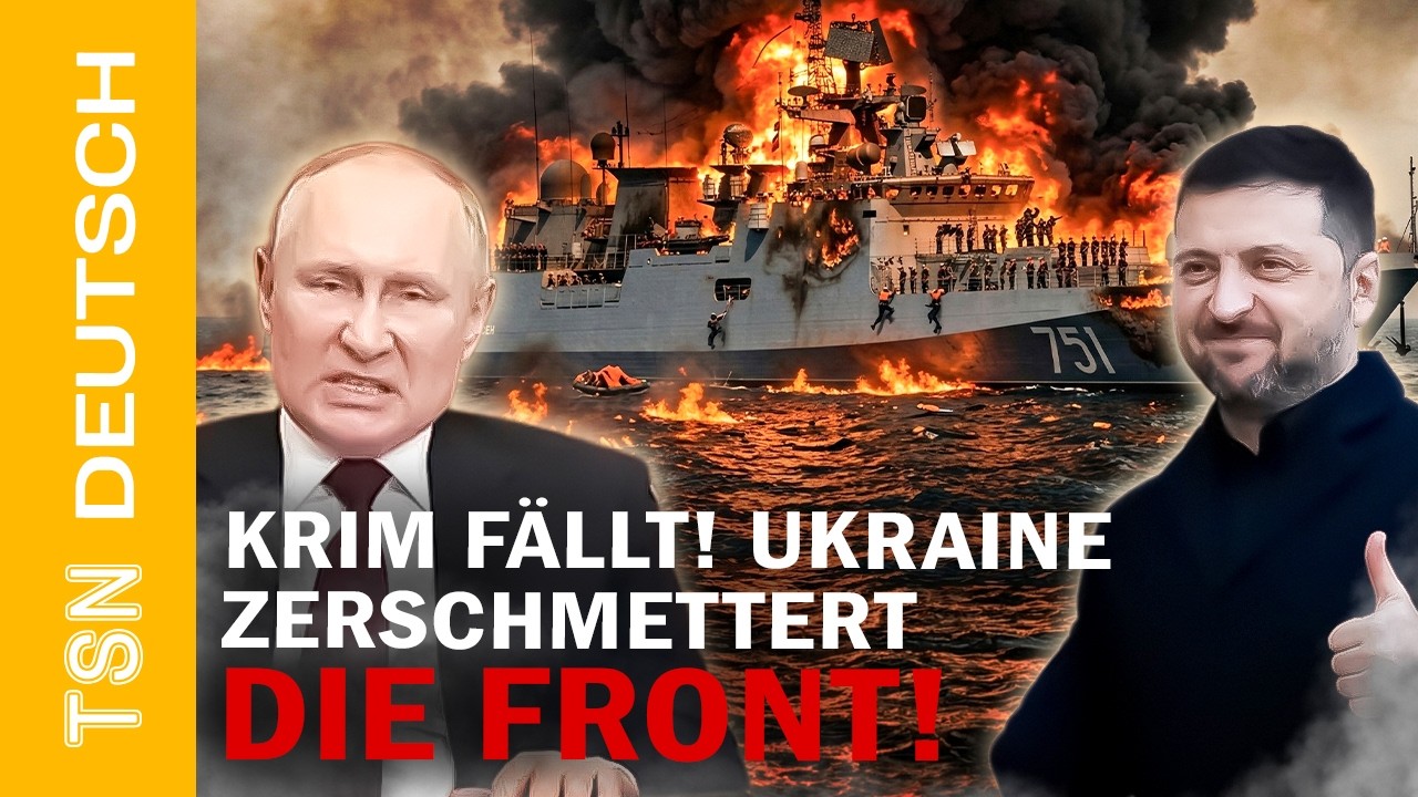 VOR 5 MINUTEN! MASSIVER DURCHBRUCH DER UKRAINE AUF DER KRIM! SCHWARZMEERFLOTTE ZERST&Ouml;RT!