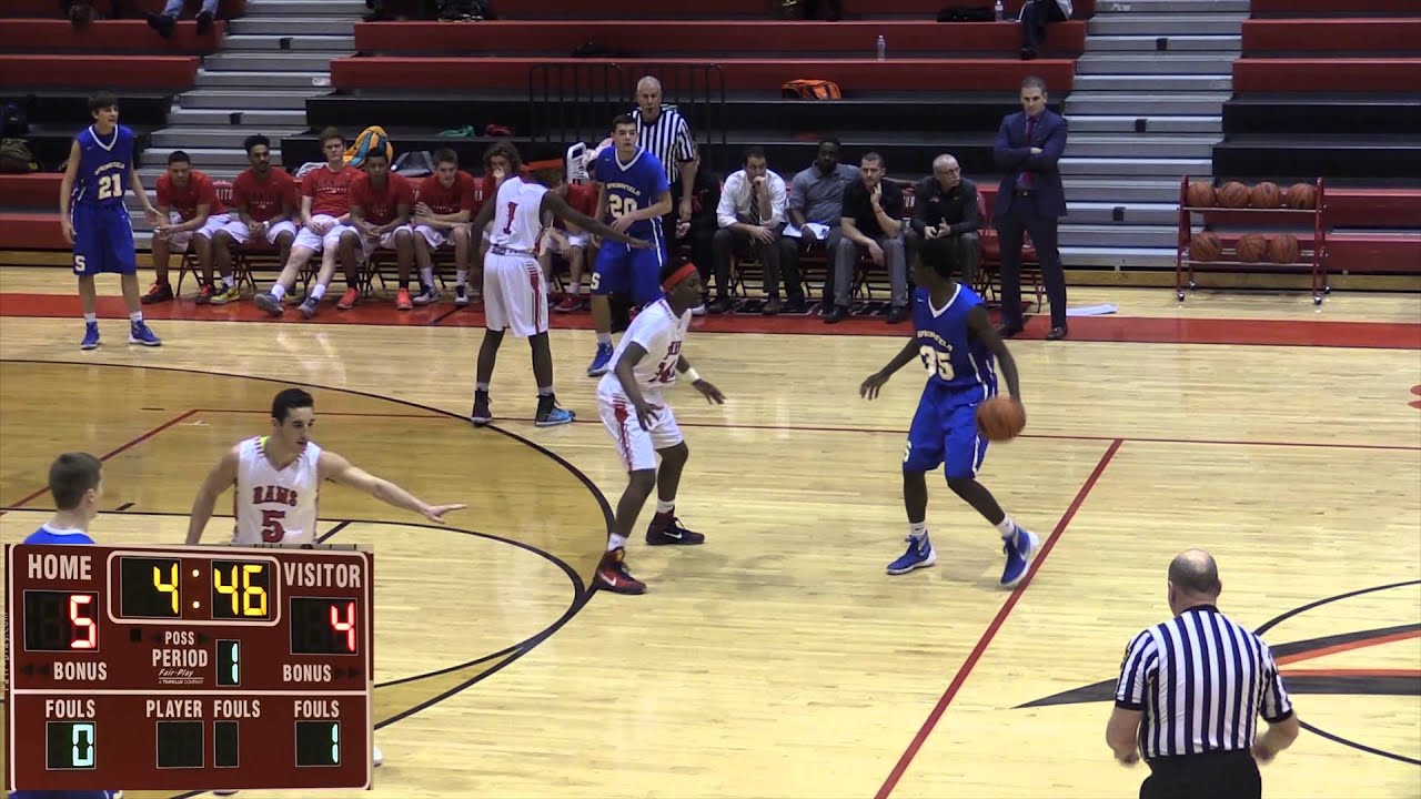 Harriton Boys Basketball vs Springfield 2016 HHSTV