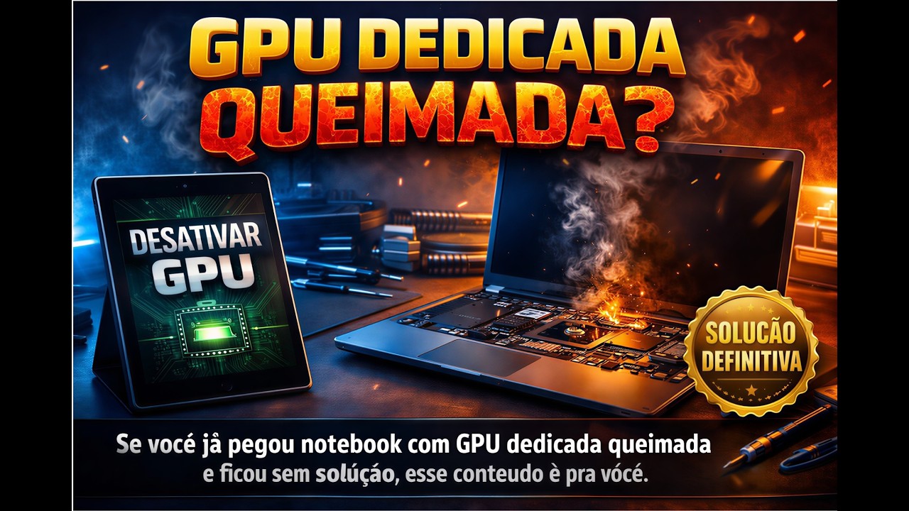 Desabilitar chip gr&aacute;fico notebook  #shorts