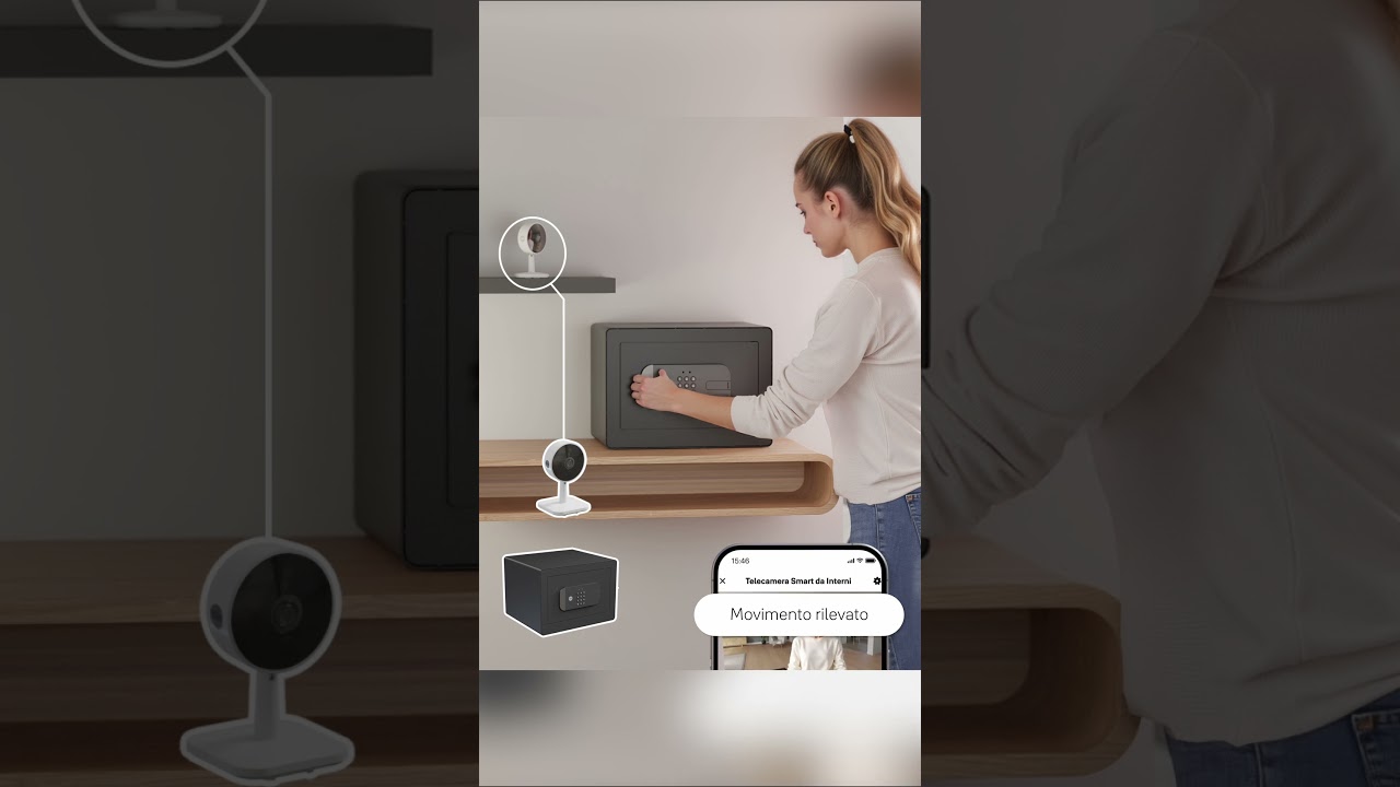 Ecosistema Yale | Cassaforte Smart + Telecamera da Interni