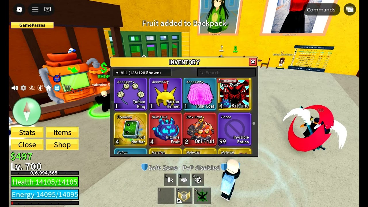 valentine fake blox fruits gameplay game name ;indra fruits
