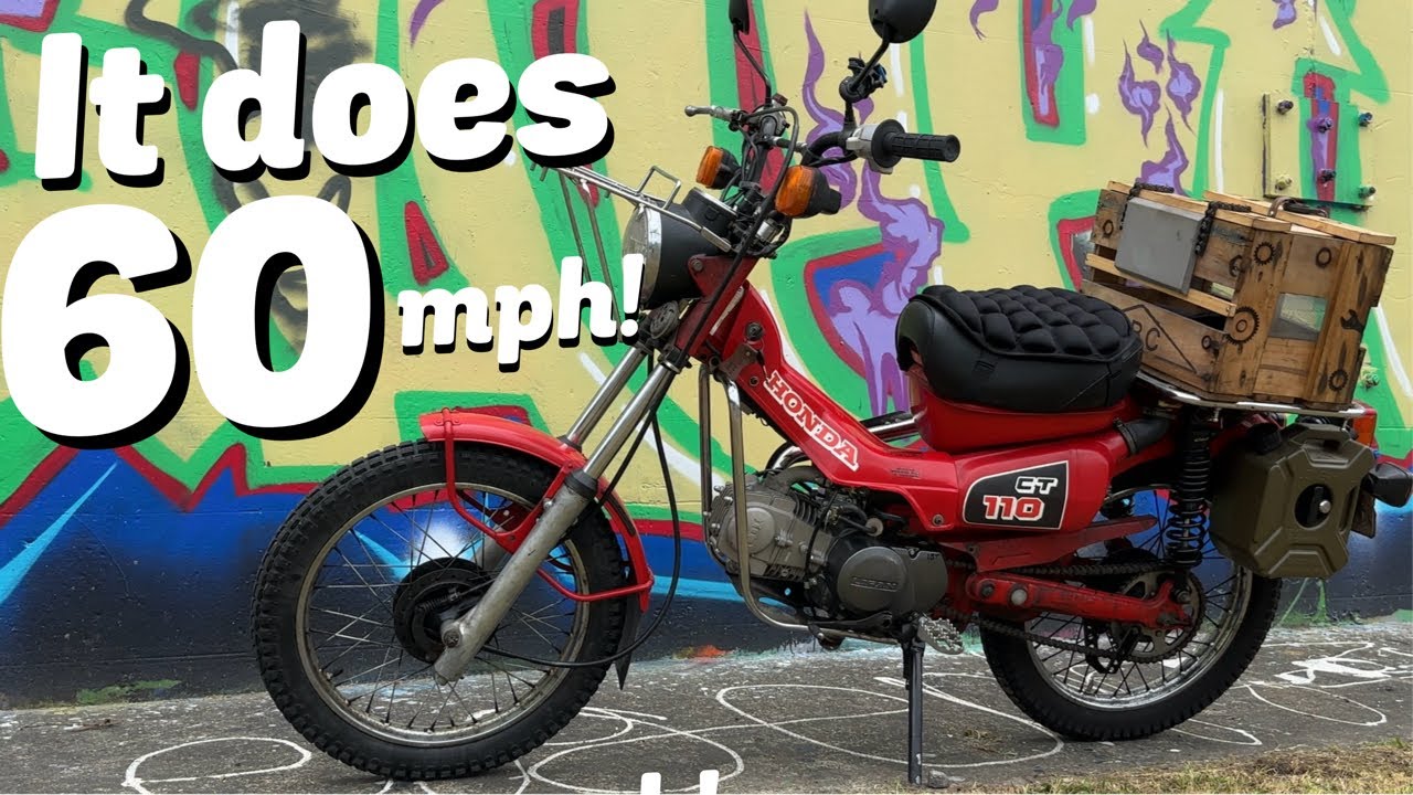 Honda CT/Trail 110; Китайская замена двигателя | RTW #025 🇳🇿