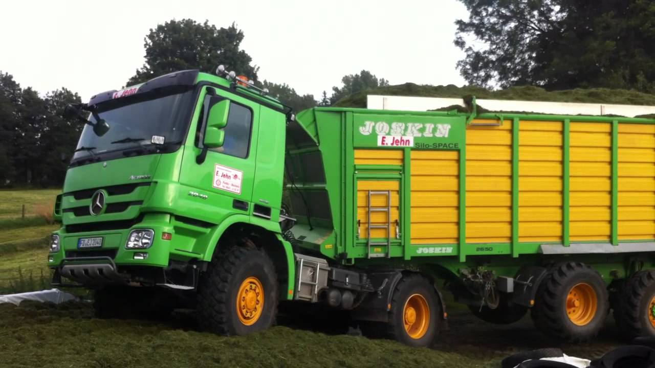 Lohnunternehmen E.Jehn 3.Schnitt mit Actros