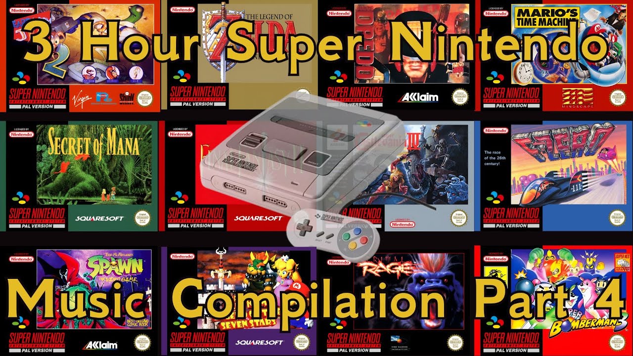 3 Hour Super Nintendo Nostalgic Music Compilation Part 4