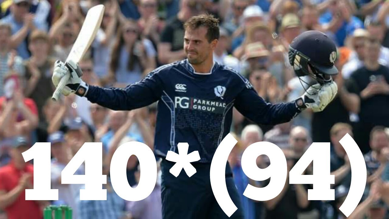 Scotland Vs England 2018 | Calum MacLeod 140* Runs 94 Balls