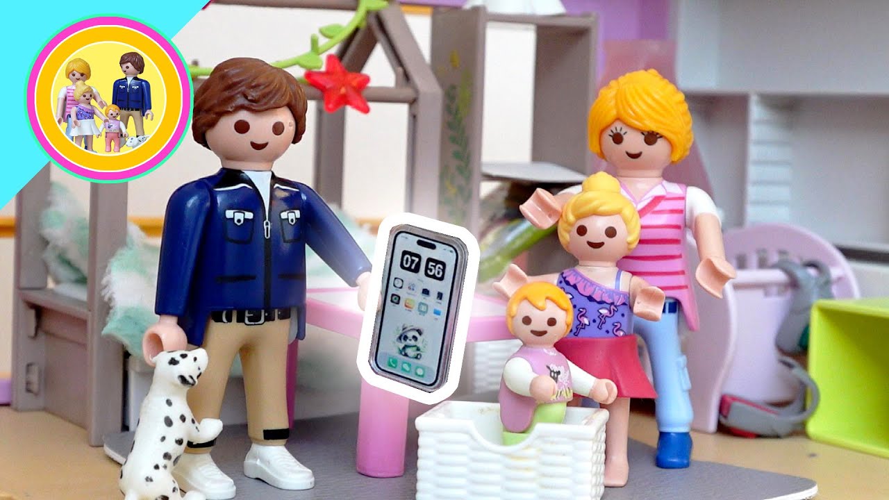 Playmobil Familie Braun | Papas Handy wurde  geklaut 📱🐶🔍