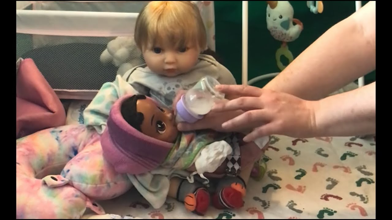 Meet Baby Alive Amethyst - Newborn Baby’s 1st Day - Nursery Setup - Feeding and Changing Baby Doll
