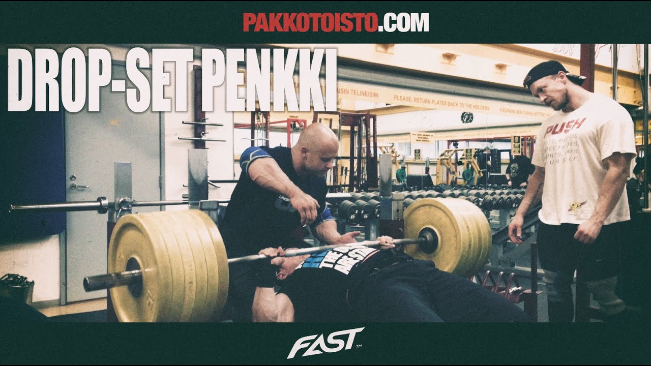 Drop-set penkki 200kg