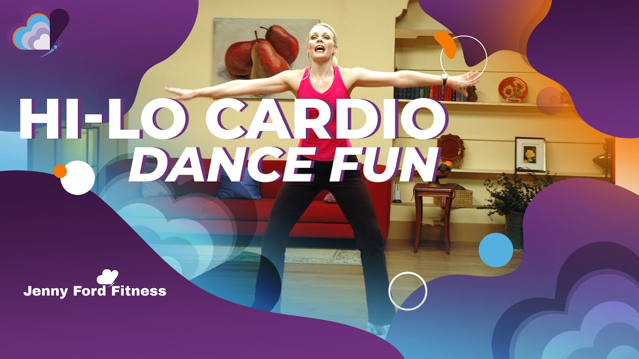 Hi-Lo Cardio 1 of 2 | Workout Sweaty Fat Burner | Fun Choreography | 36 Min | JENNY FORD