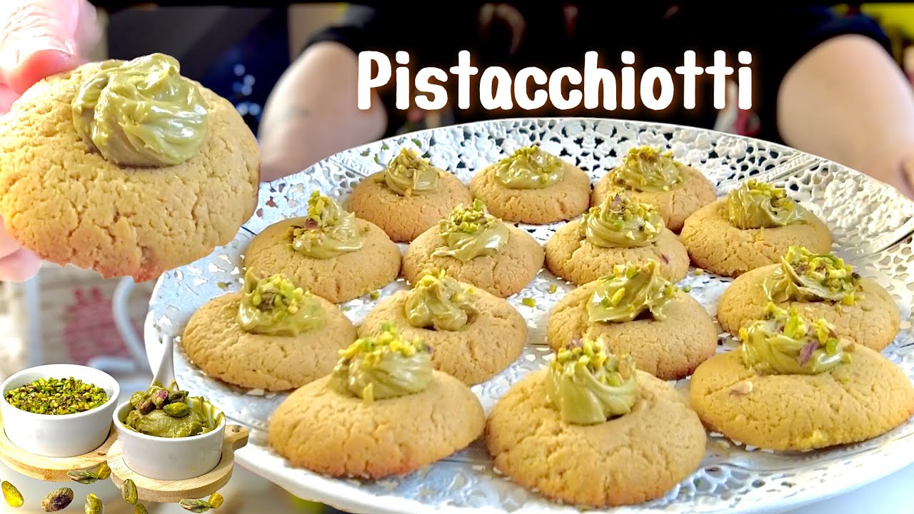 Очень просто печенье PISTACHIOTTI ТОЛЬКО 3 ИНГРЕДИЕНТА 🍪 Все за столом
