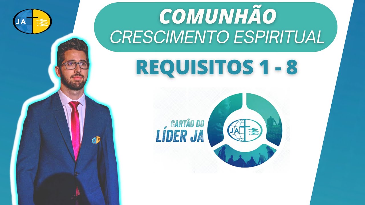 Cartão de Líder JA, Comunhão Requisitos 1 ao 8 - Líder JA