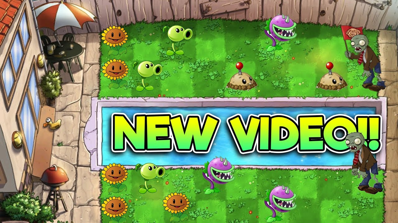 SURVIVAL POOL PLANTS VS ZOMBIES