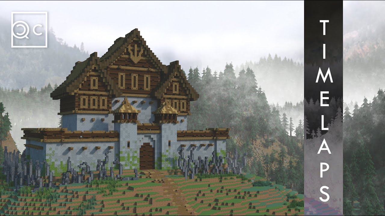 Rampart: AvLee style city [Minecraft: Heroes of Might and Magic III][Timelapse]