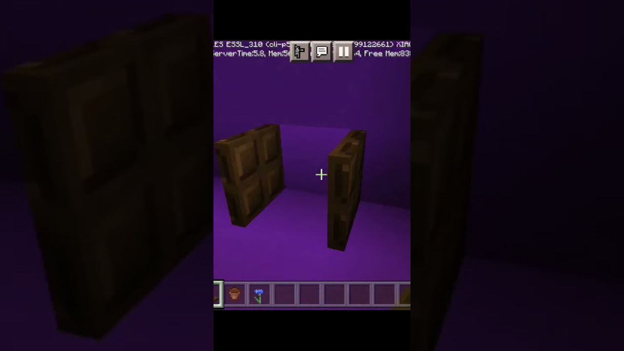 minecraft side table build hack 