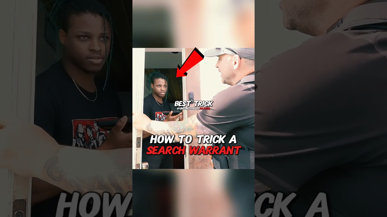 Gen-Z Escaped A Search Warrant #shorts #goviral #viralshort #cops #fypシ