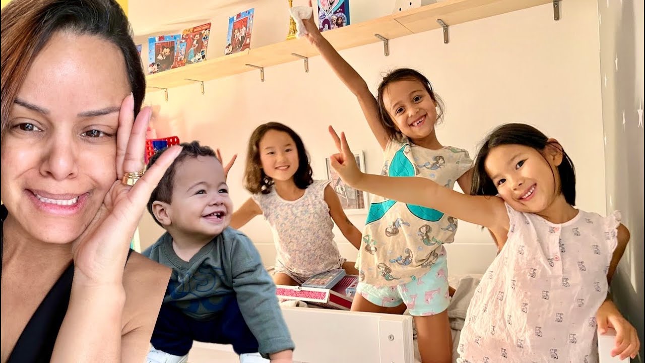 VIREI MAE DE 4 CRIANÇAS POR UM DIA: ROTINA FORA DA ROTINA - Família da Rê