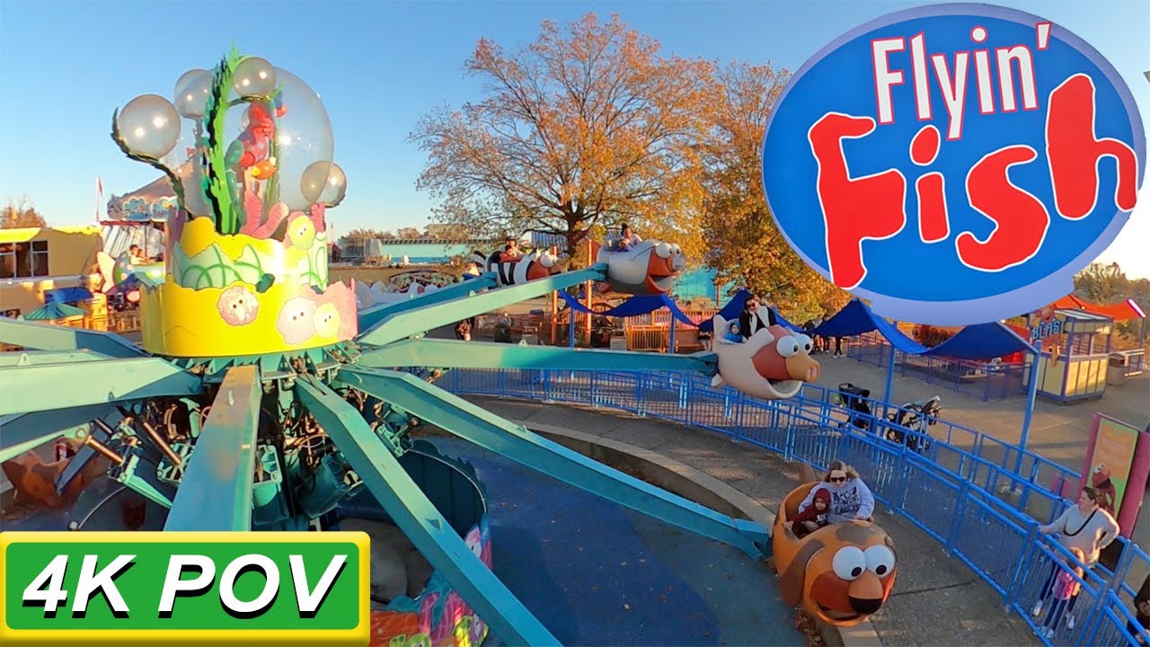 Flyin’ Fish (4K POV)- Sesame Place, Langhorne, PA