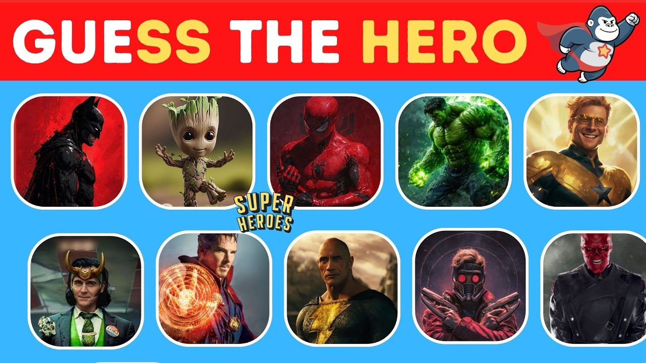 1% Can Guess These Heroes! 🧠💥 | Marvel Quiz Challenge || BRAIN BUSTER QUIZ 