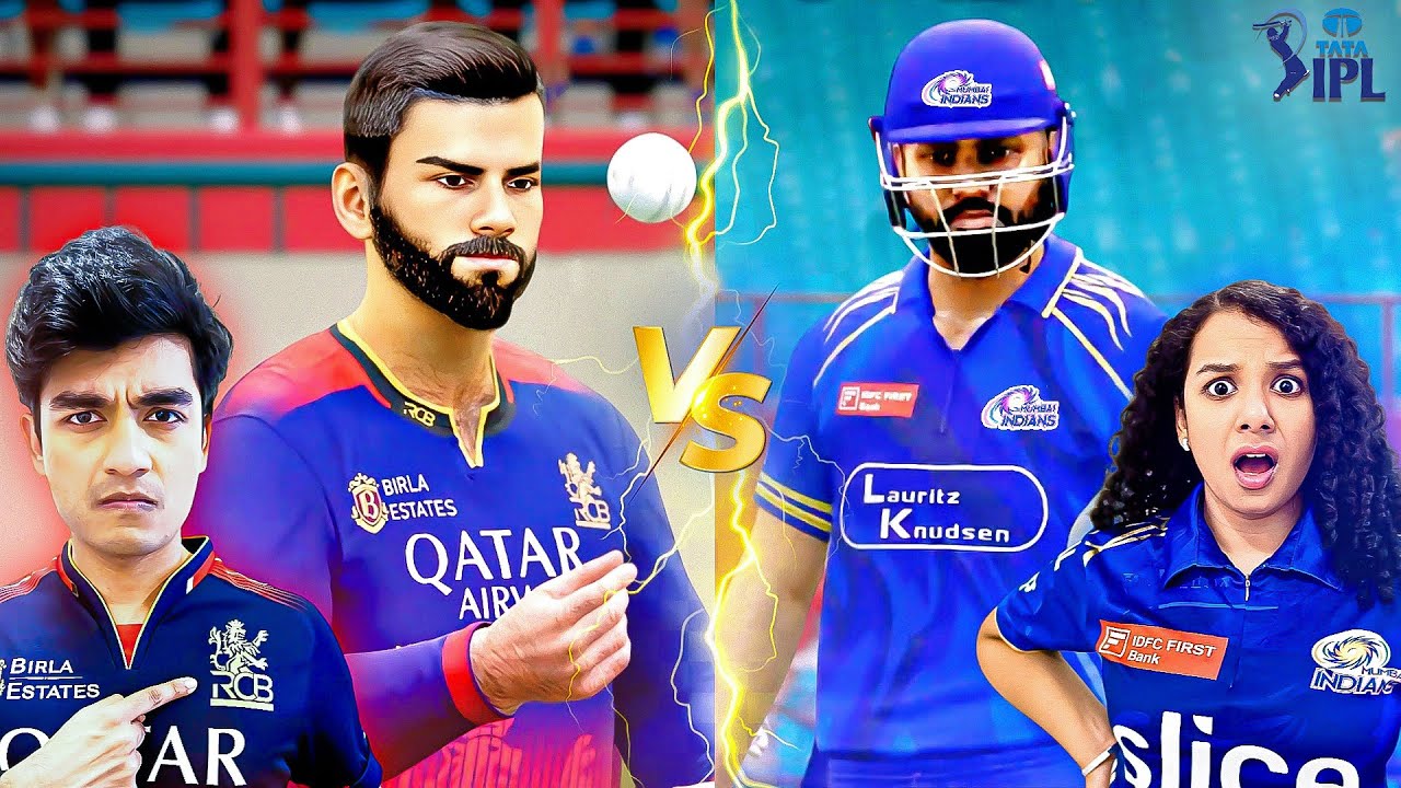 MI vs RCB 2025 - Playing The Realistic IPL Game | SlayyPop