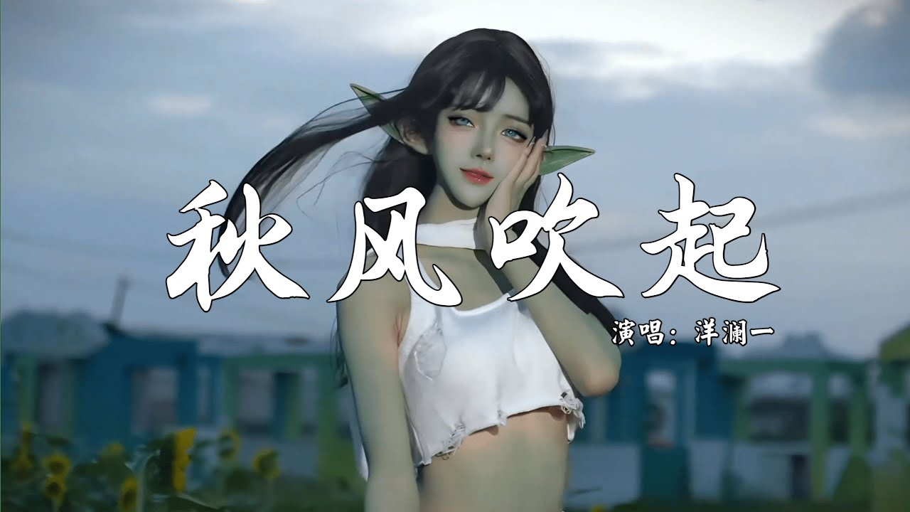 洋澜一 - 秋风吹起 (抖音热播DJ版) Gió Thu Thổi Lên (Remix)『总是莫名的难过，总是忽然的失落，如果风知道我依然在想你，它会不会笑我』【抖音火流行歌曲推荐】『动态歌词MV』