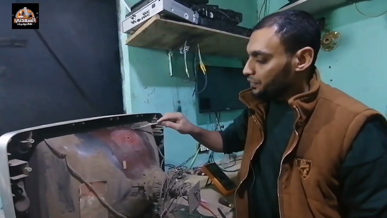 بدون اي مصاريف اصلاح تسريب لاين وريحه نفاذه جدا داخل التليفزيون