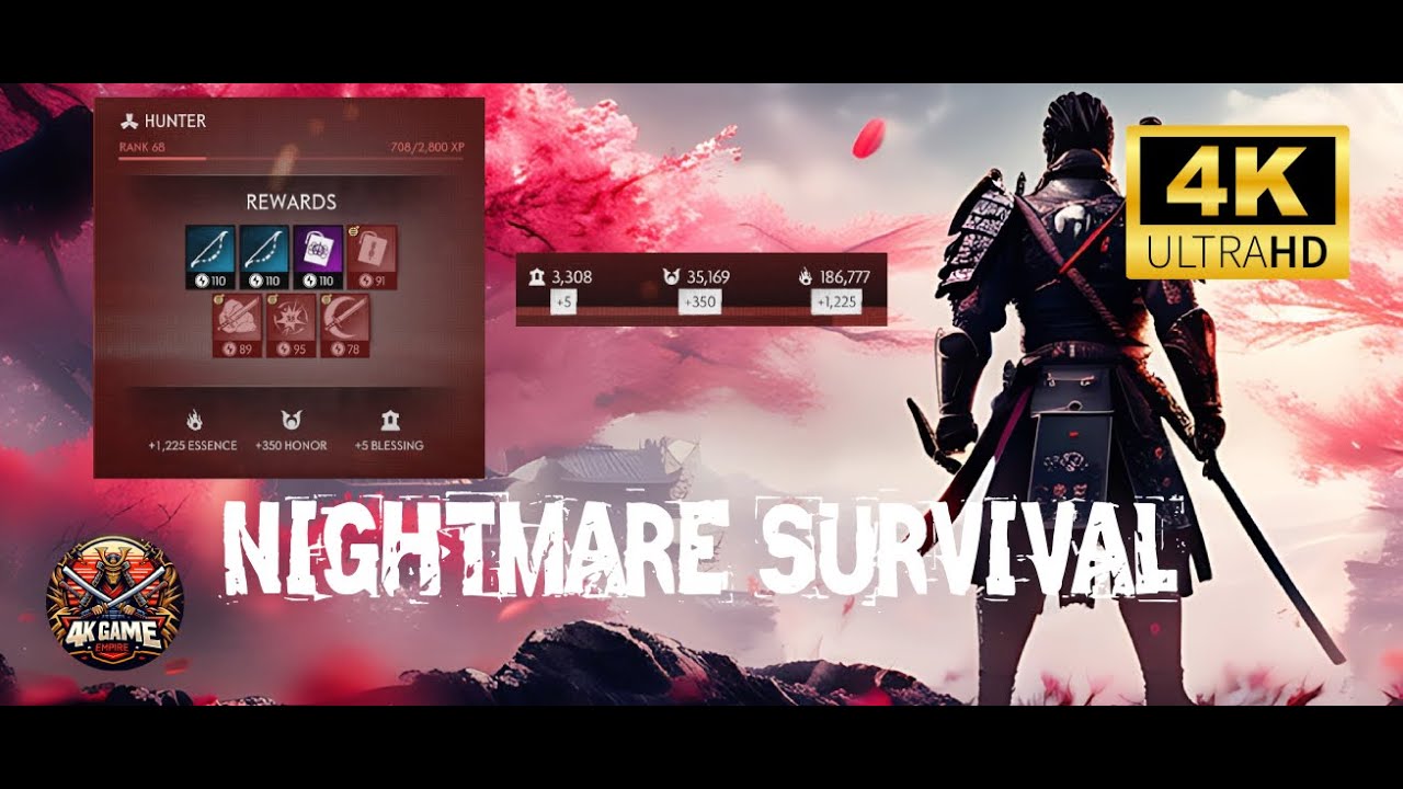 Ghost of Tsushima Legends 4K 60FPS  | Nightmare Survival