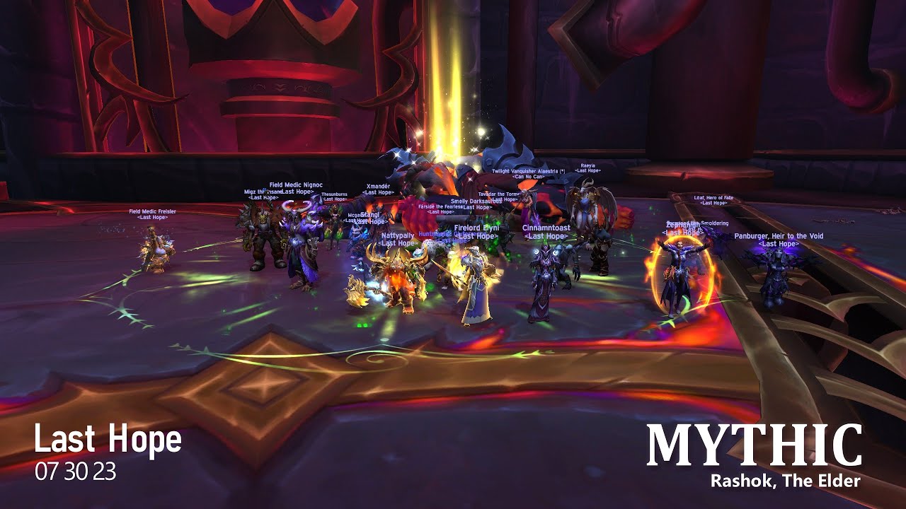 Last Hope of Illidan - Mythic Rashok, the Elder - Aberrus, the Shadowed Crucible