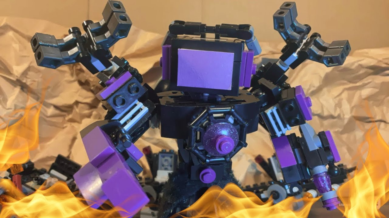 What If Titan Tvman had ASTRO Upgrades in Skibidi Toilet 77 part 1 LEGO Animation