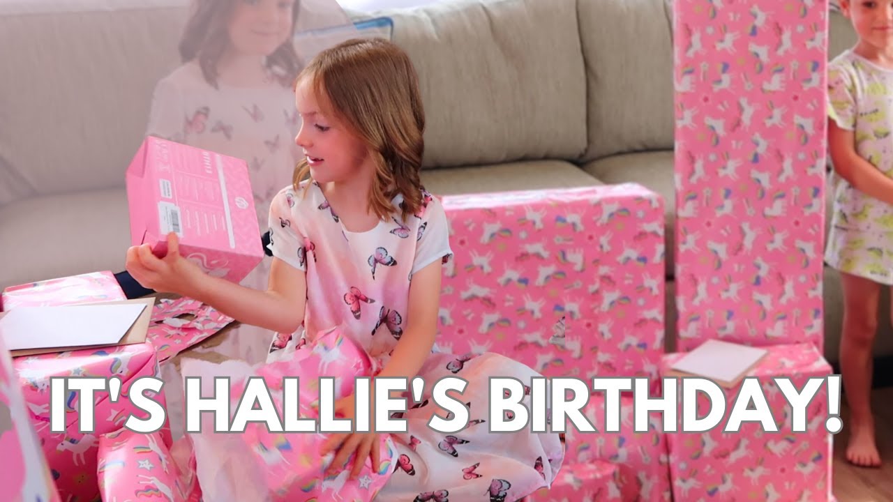 Hallie’s 8th Birthday🥳! Opening Presents & Visiting The Beach | The Radford Family