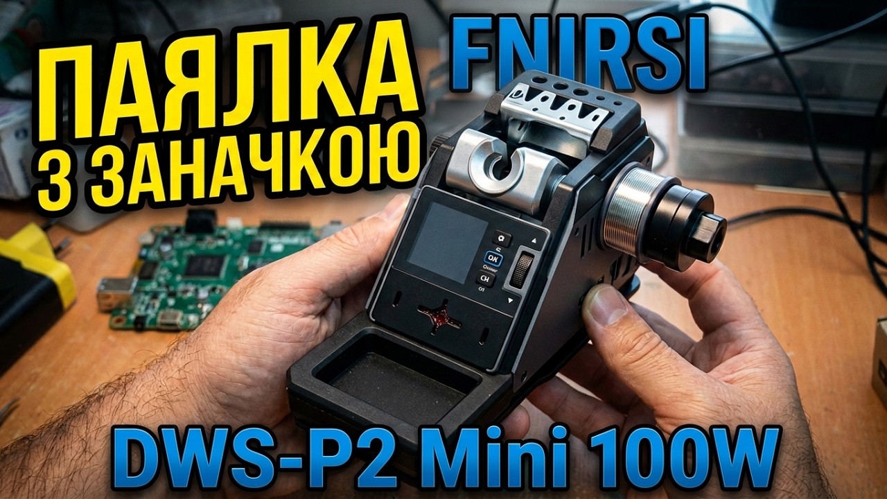 FNIRSI DWS-P2 Mini 100W. F245/F210. Огляд, внутрішній світ паялки з заначкою.