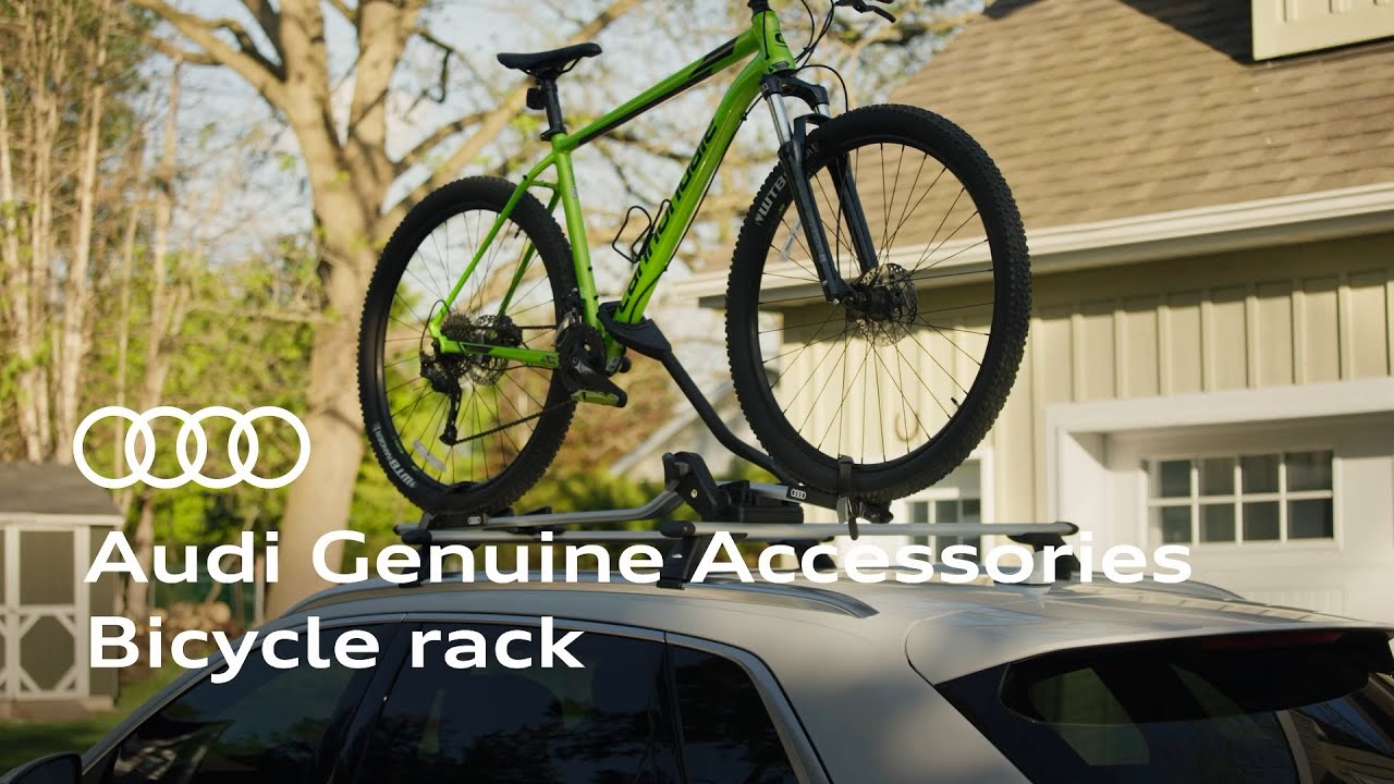Install your Audi Genuine Accessories bicycle rack