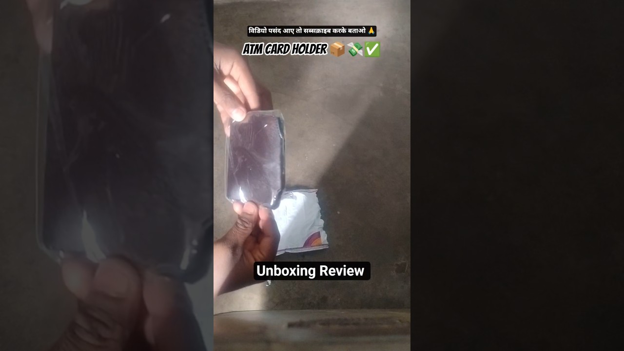 ATM card holder 📦💸✅ ATM Card Holder Unboxing 😱 | Best Budget Card Holder Review 