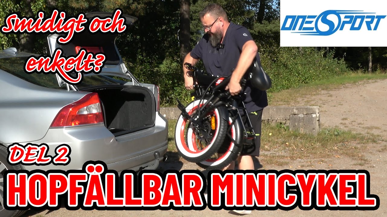 Onesport OT16-2 En hopfällbar el minicykel - Smidigt och enkelt? Del 2