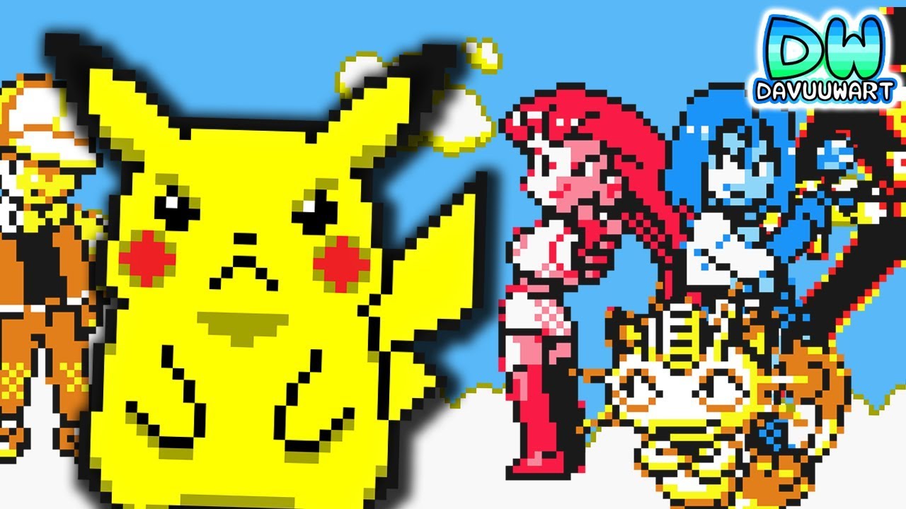 Pokémon Amarillo SURREALISTA! (Parte 1) ⚡🌌💛 | animación/parodia de DavuuWart