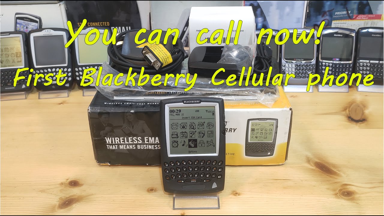 Blackberry 5820 / R900 - First Blackberry cellular phone - Unbox and review