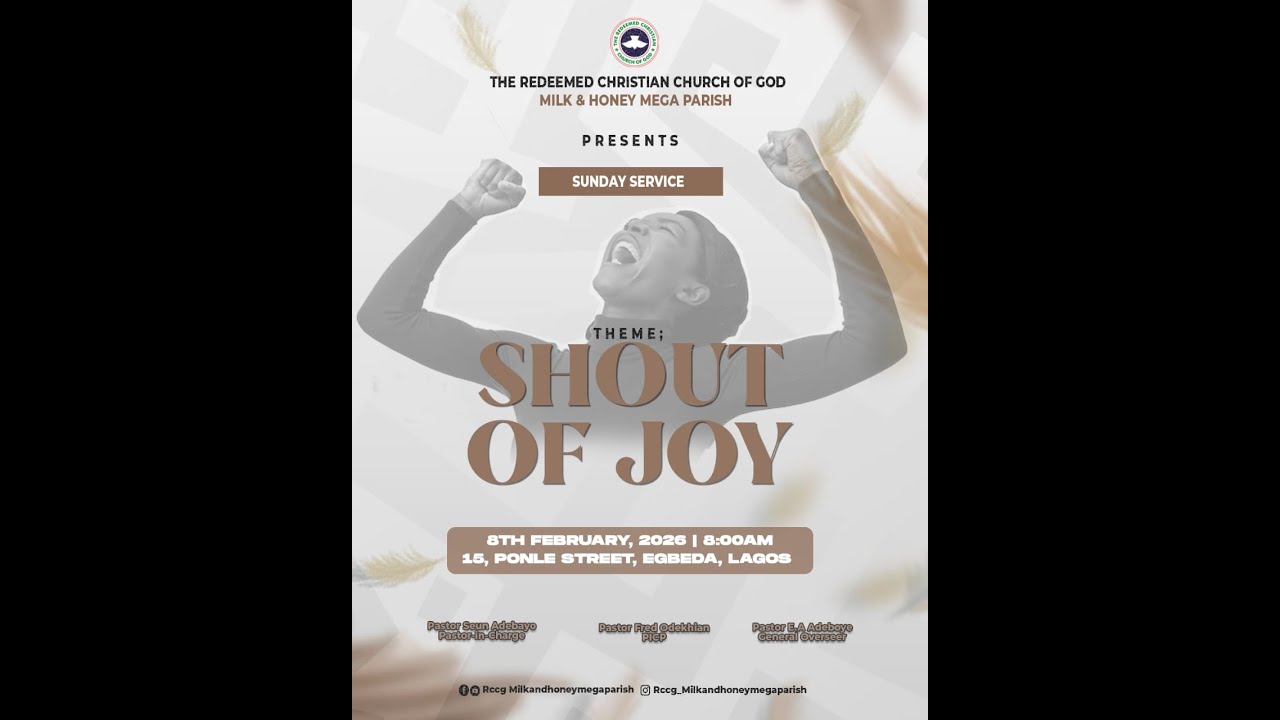 FEBRUARY 2026 SUNDAY SERVICE || SHOUT OF JOY