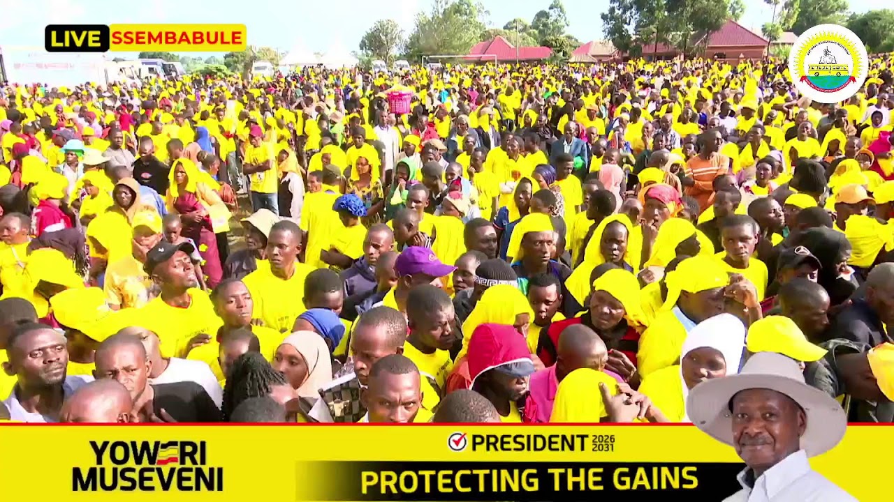 Sembabule Goes Live: President Museveni on the Campaign Trail