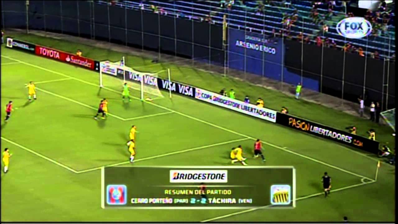 Copa Bridgestone Libertadores: Cerro Porteño (2) vs Deportivo Táchira (2)