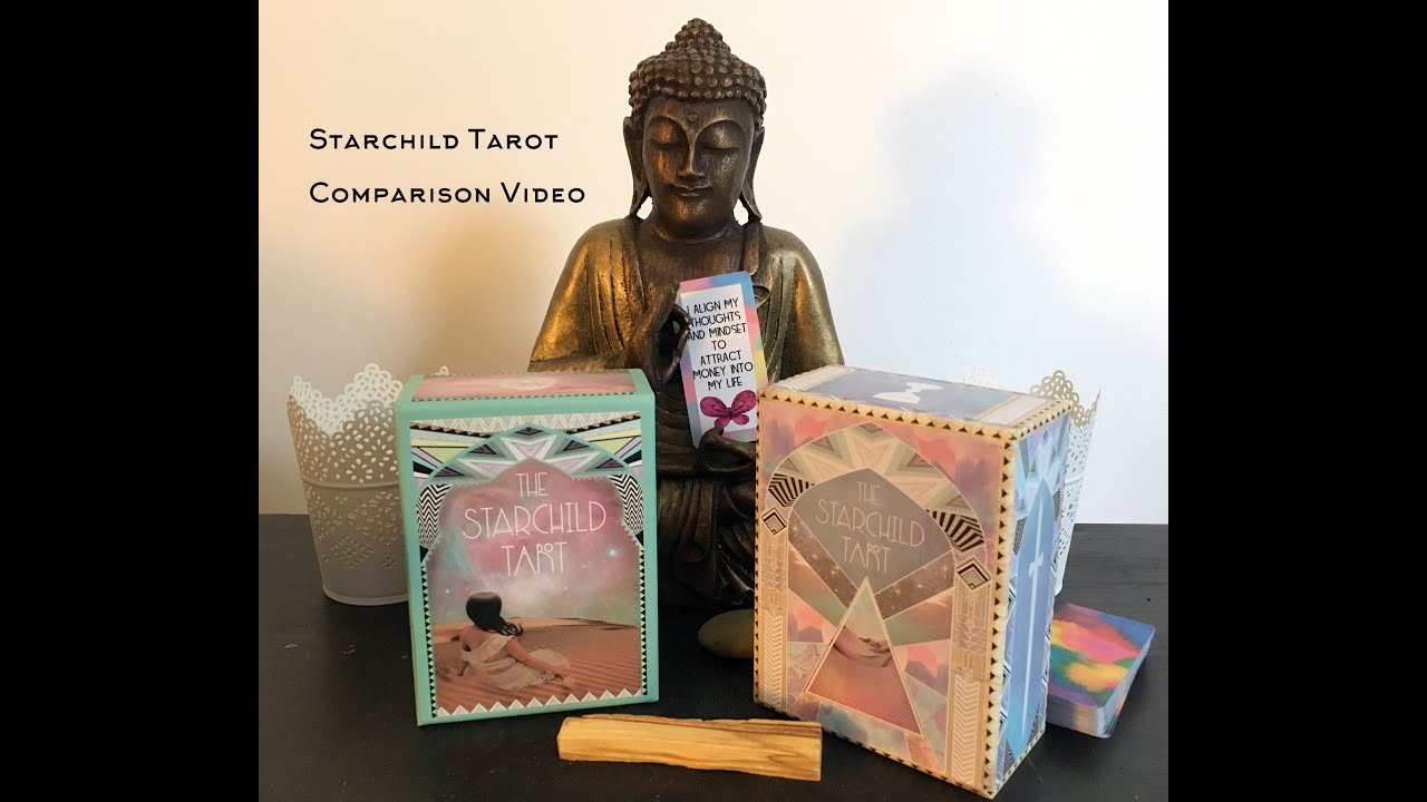 The Starchild Tarot  and The Starchild Tarot Akashic Comparsion