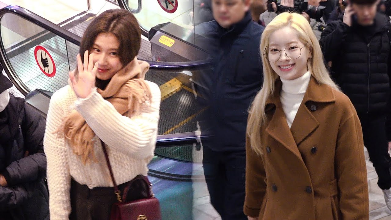 191229 트와이스(TWICE) 출국 ‘Happy SANA day’｜김포공항 직캠 · 비몽
