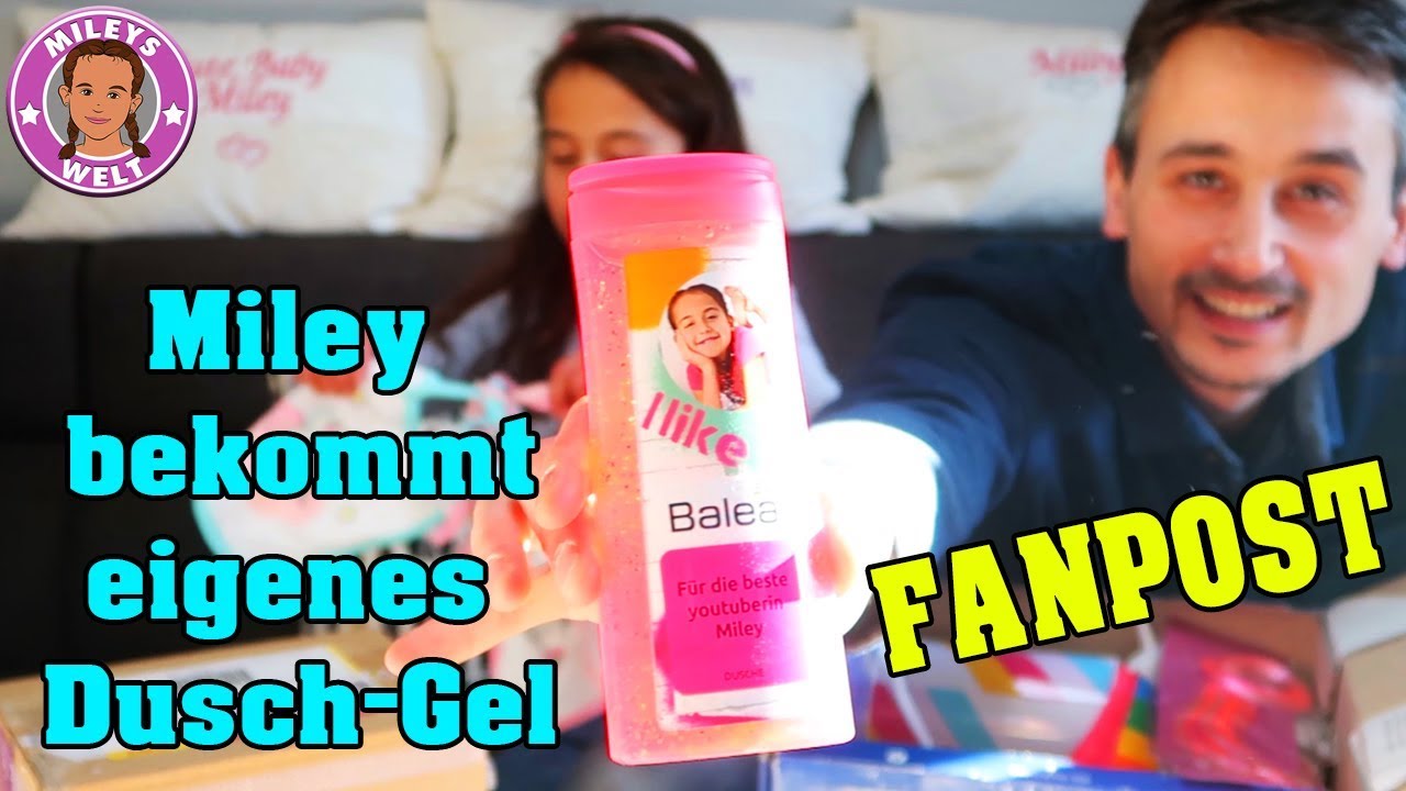 EIGENES DUSCHGEL für Mileys Welt und Family Fun in der Fanpost !!!