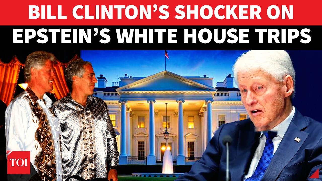 Bill Clinton Suddenly Smiles Then Says ‘Well Epstein Did…’ | Shocker On ’17 White House Trips’