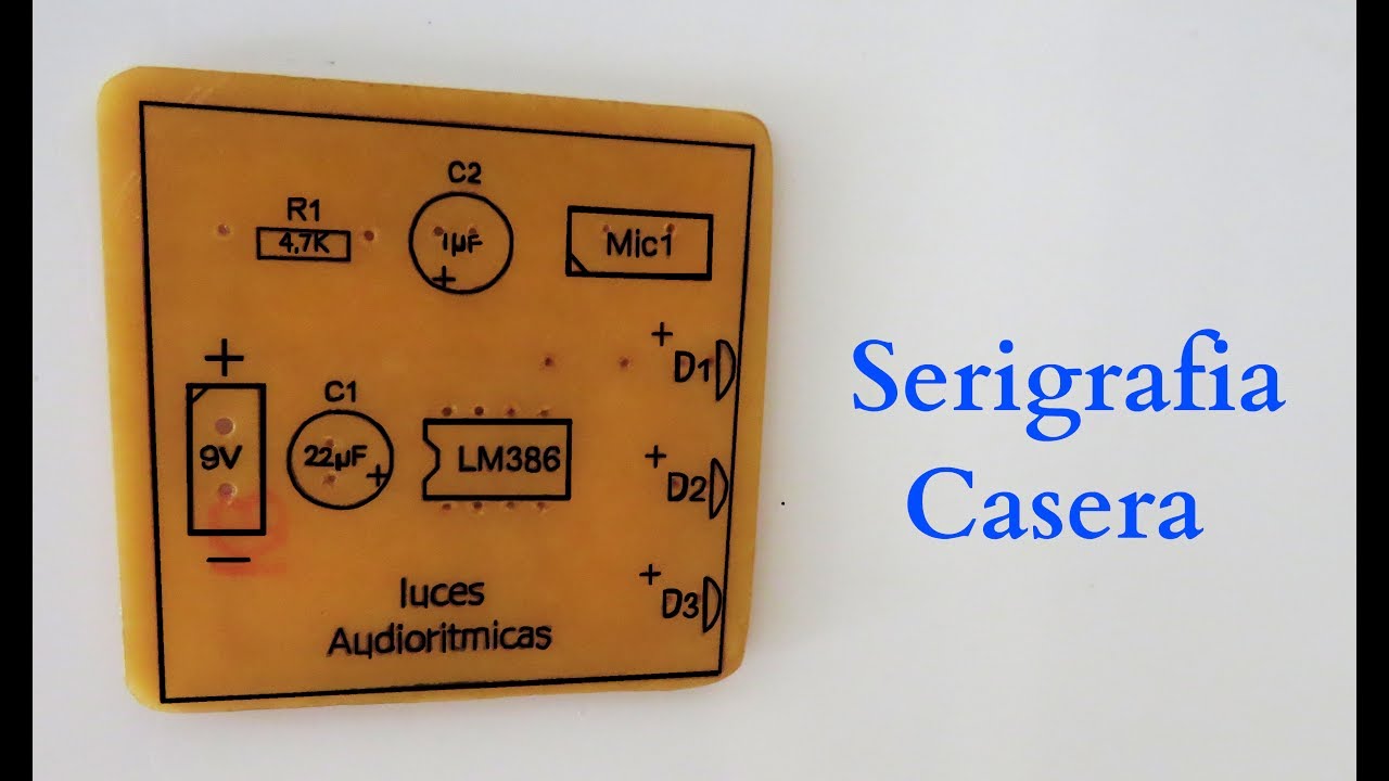 Metodo de Serigrafia Casera PCB/Ideatronic