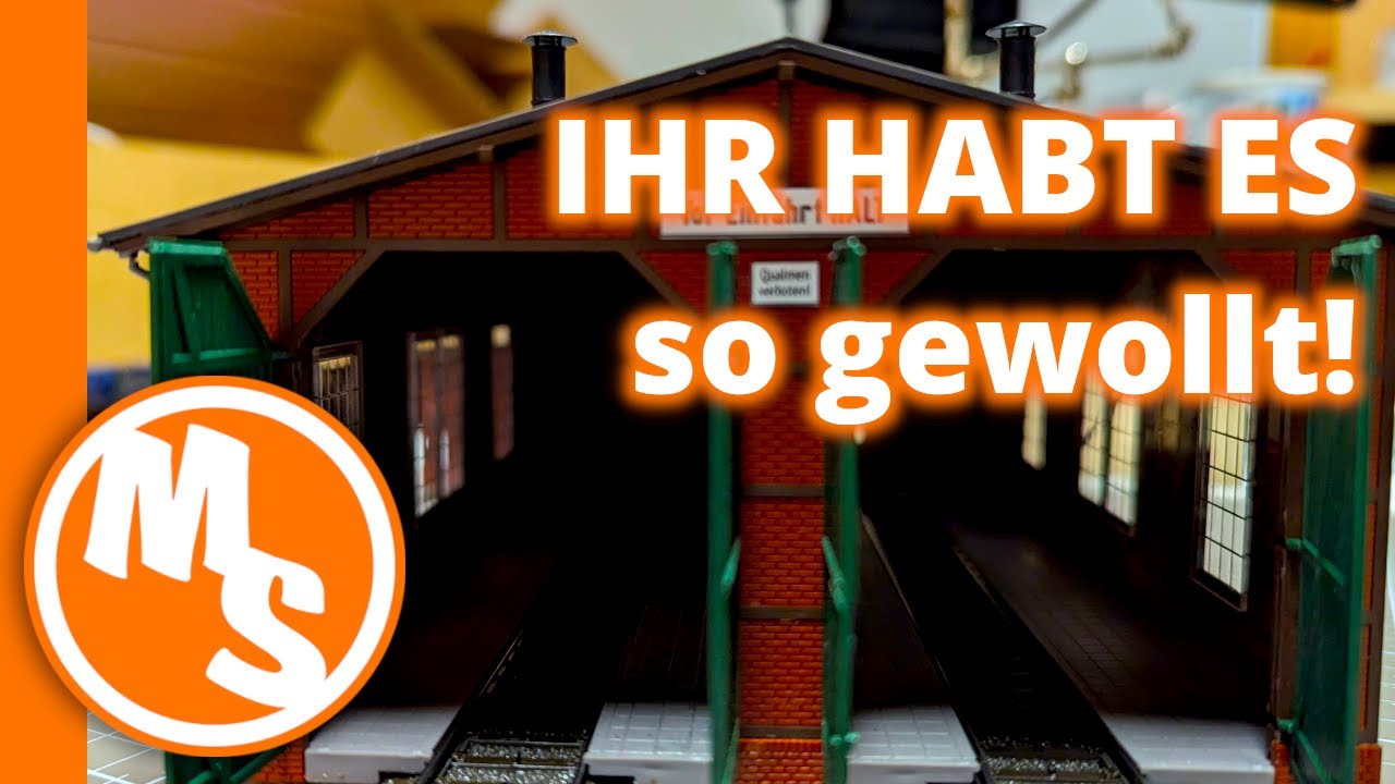 Lokschuppen H0 - Auhagen 11403 - Unboxing und Vorstellung - MOBASTÜBL Teil 42
