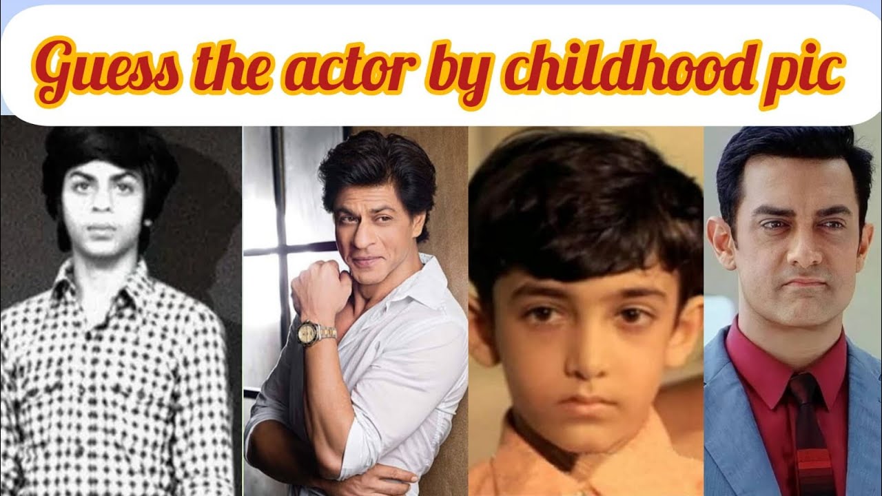 Guess the actor by childhood picture 🤣
